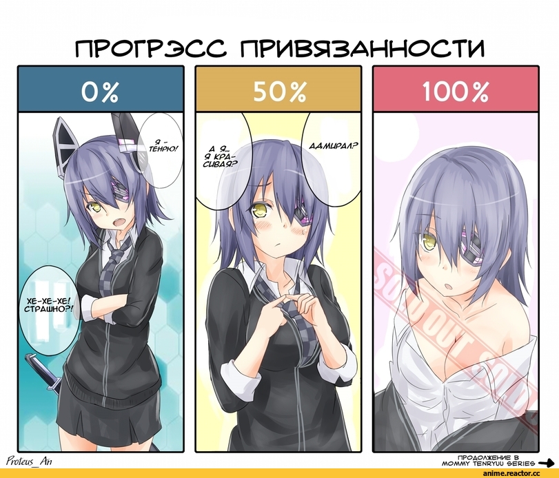 Tenryuu, Kantai Collection, Saku (Kudrove), Anime