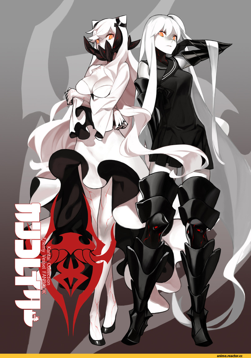 Aircraft Carrier Oni, Kantai Collection, Midway Hime, 92m, Anime