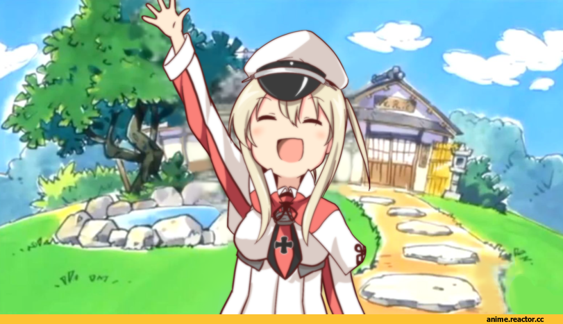 Yuru Yuri, graf zeppelin (kantai collection), Kantai Collection, crossover, Anime