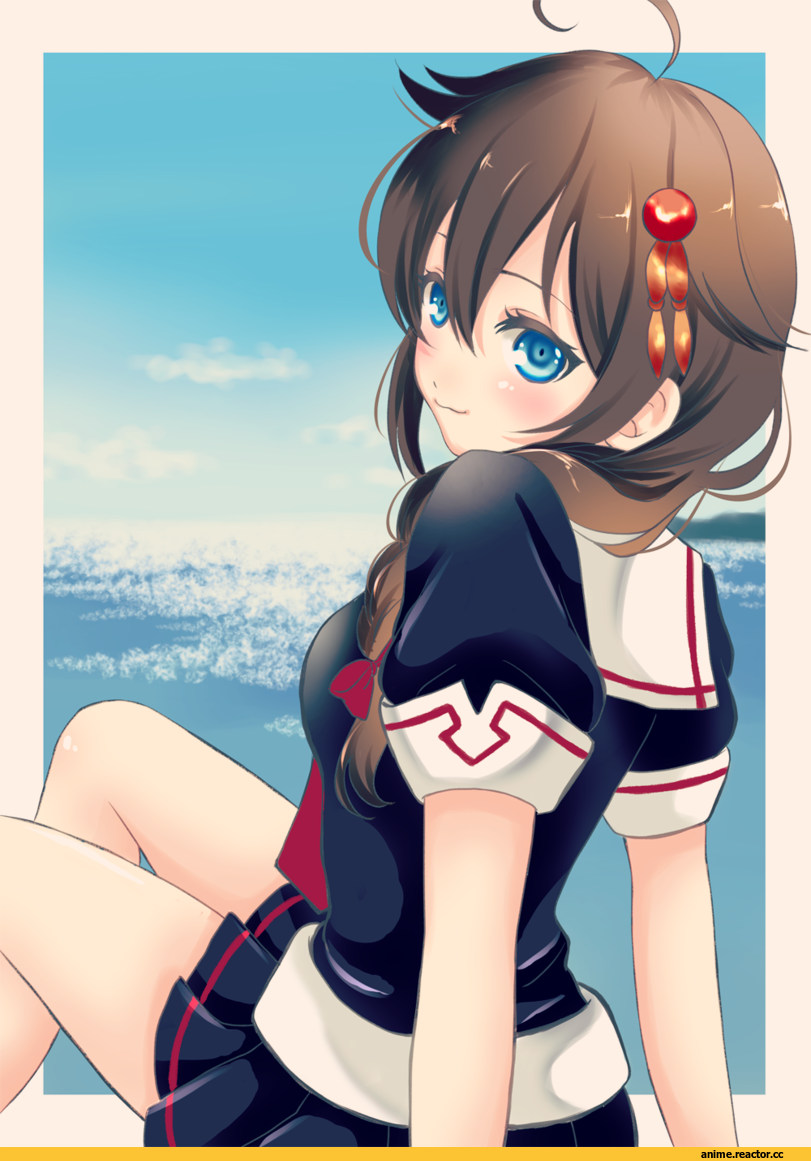 Kantai Collection, Shigure (Kantai Collection), Anime Art, SheepD, Anime