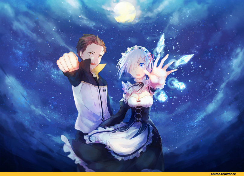 Re Zero Kara Hajimeru Isekai Seikatsu, Natsuki Subaru, Rem (re zero), Anime