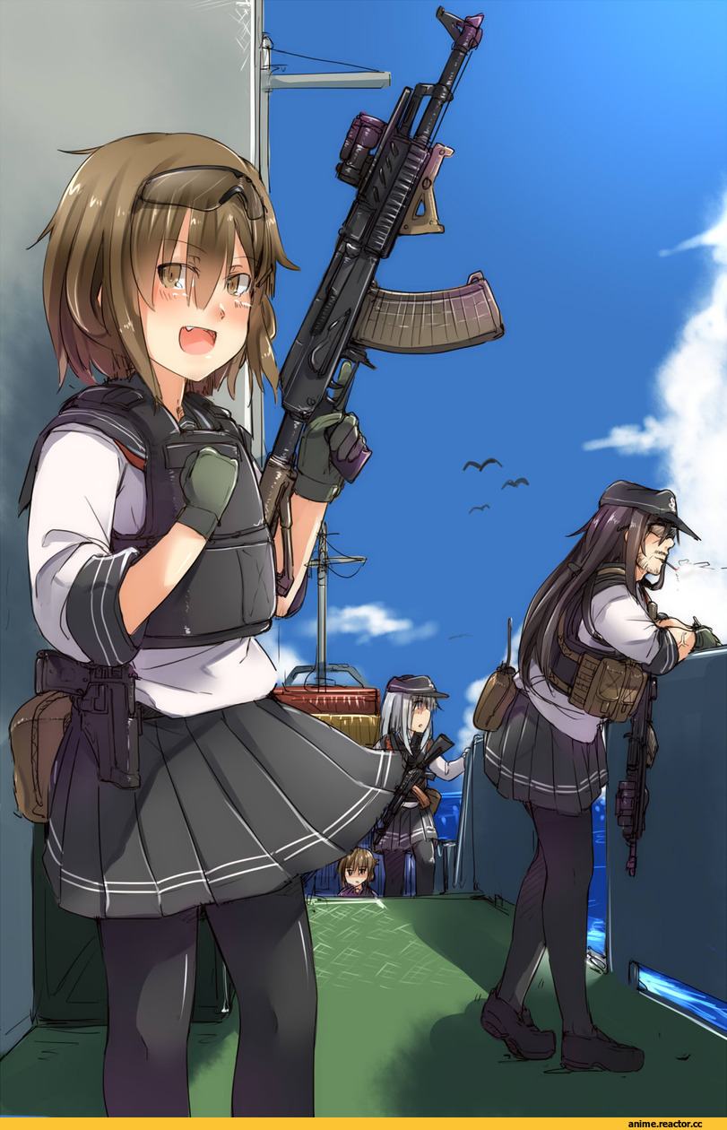 Akatsuki, Kantai Collection, Inazuma (Kantai Collection), Ikazuchi, Hibiki (Kantai Collection), ayyh, Anime