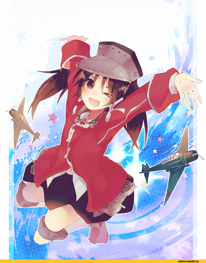 miwasiba, Anime Art, Ryuujou, Kantai Collection, Anime