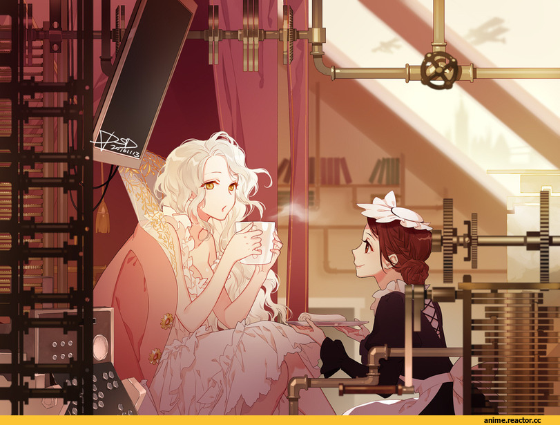 Anime Original, Anime Art, psd, Maid, Anime