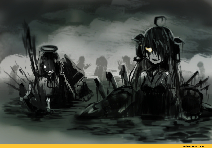 Abyssal Kanmusu, Fusou, Kantai Collection, Kirishima (Kantai Collection), Kongou (Kantai Collection), Tatsuta, Ryuujou, Tenryuu, Yamato (Kantai Collection), Anime