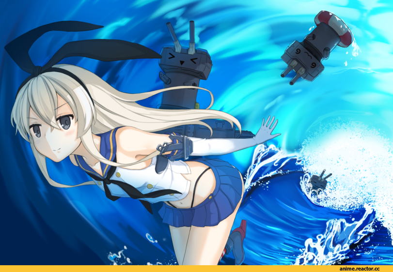 Kantai Collection, Shimakaze, shikuro (iorimiyakiyo), Anime