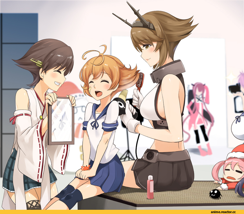 darkmaya, Aoba (Kantai Collection), Kantai Collection, hiei (kantai collection), Mutsu (Kantai Collection), Kawakaze (Kantai Collection), Oboro (Kantai Collection), Sazanami (Kantai Collection), Ushio (Kantai Collection), Anime
