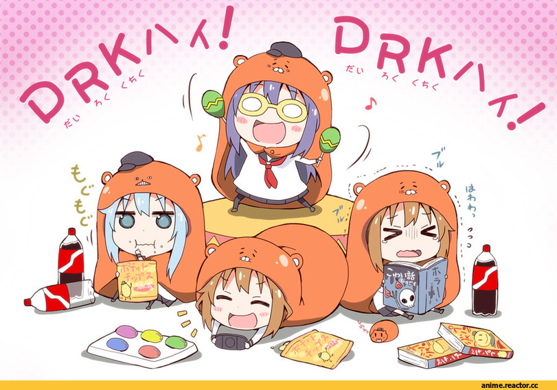 Himouto! Umaru-chan, Akatsuki, Kantai Collection, hibiki, Ikazuchi, inazuma, crossover, Riosi, Anime
