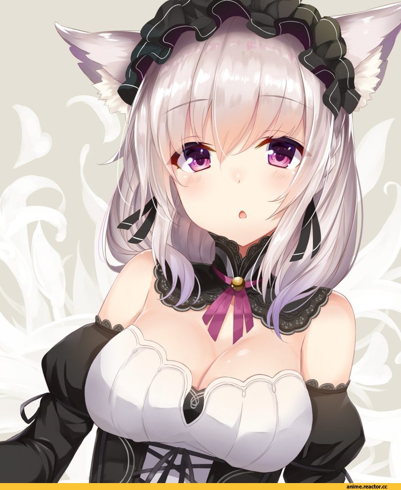 note (aoiro clip), AO, Anime Art, Animal Ears, Maid, Anime