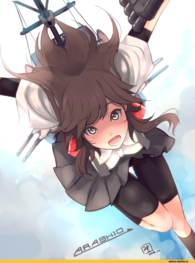 Arashio (Kantai Collection), Kantai Collection, Anime Art, mistrail, Anime