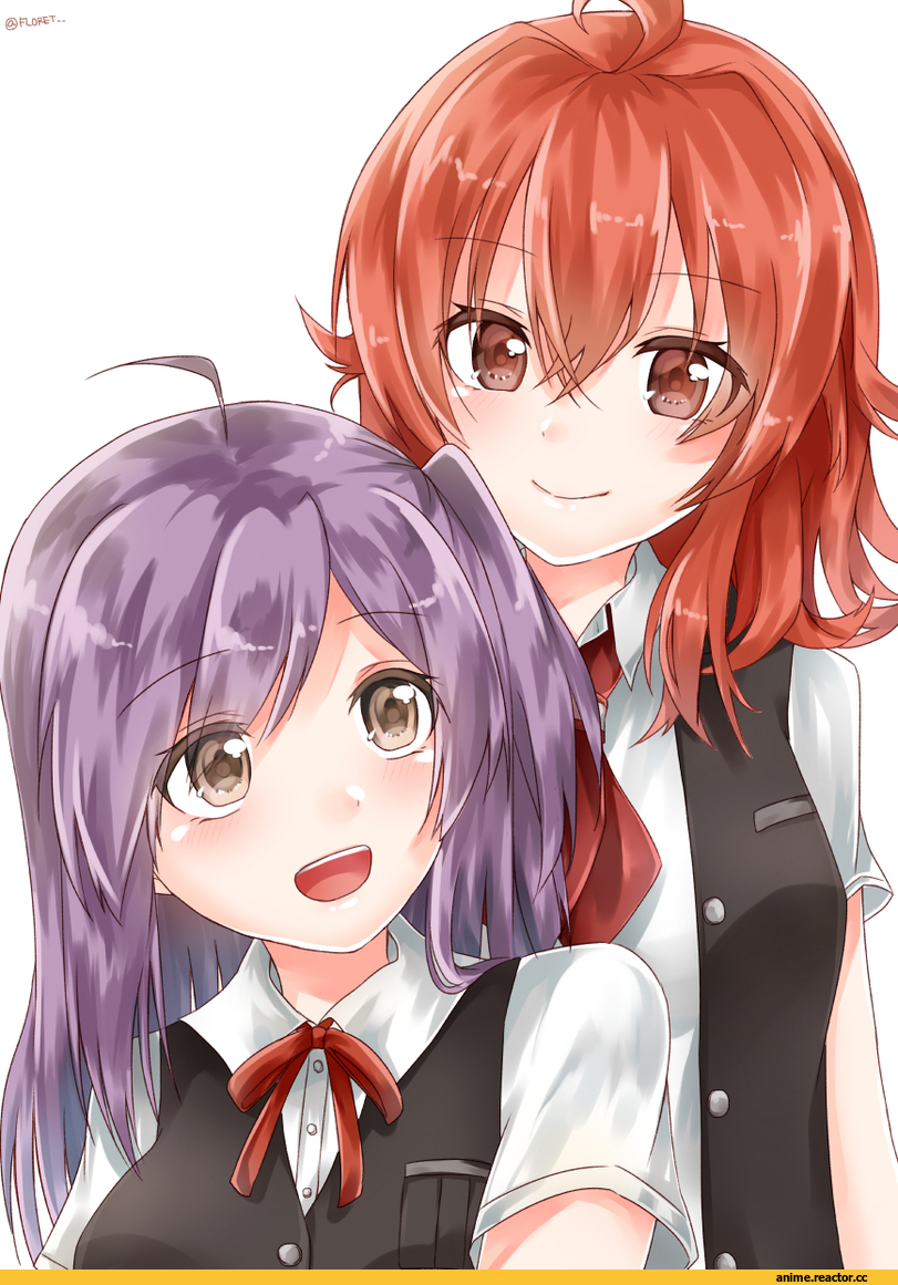 Arashi (Kantai Collection), Kantai Collection, Hagikaze (Kantai Collection), Anime Art, floret, Anime