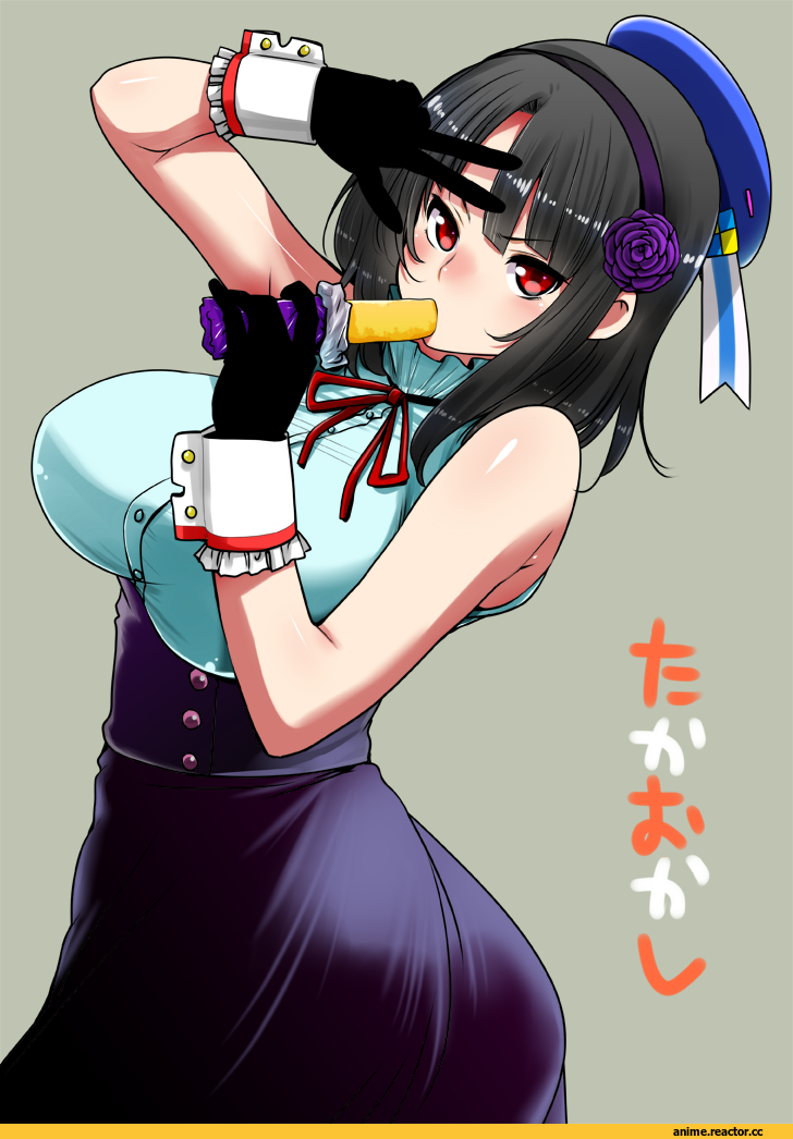 Kantai Collection, Takao (Kantai Collection), Dagashi Kashi, crossover, Manga, Anime Комиксы, Anime