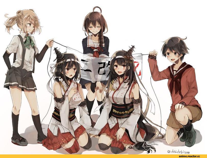 Shigure (Kantai Collection), Kantai Collection, Fusou, Yamashiro, Michishio (Kantai Collection), Mogami (Kantai Collection), Anime