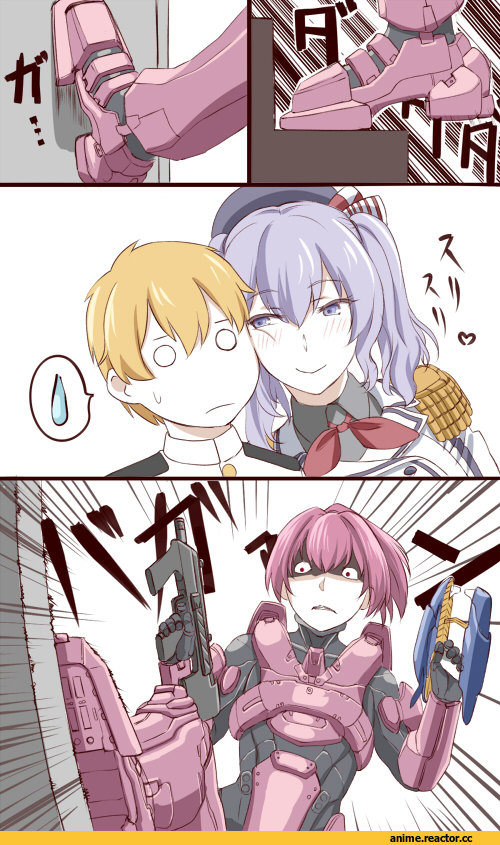 Kashima (Kantai Collection), Kantai Collection, Shota Admiral (Kantai Collection), Shiranui (Kantai Collection), Halo, Игры, crossover, Кантай комиксы, Anime Комиксы, Ishii Hisao, Anime