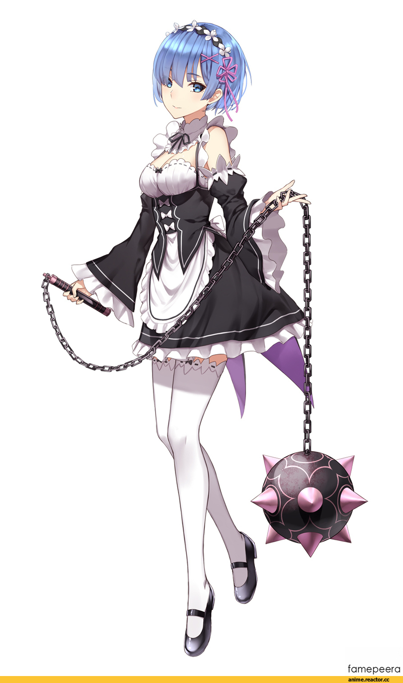 Rem (re zero), Re Zero Kara Hajimeru Isekai Seikatsu, Anime Art, fame peera, Anime