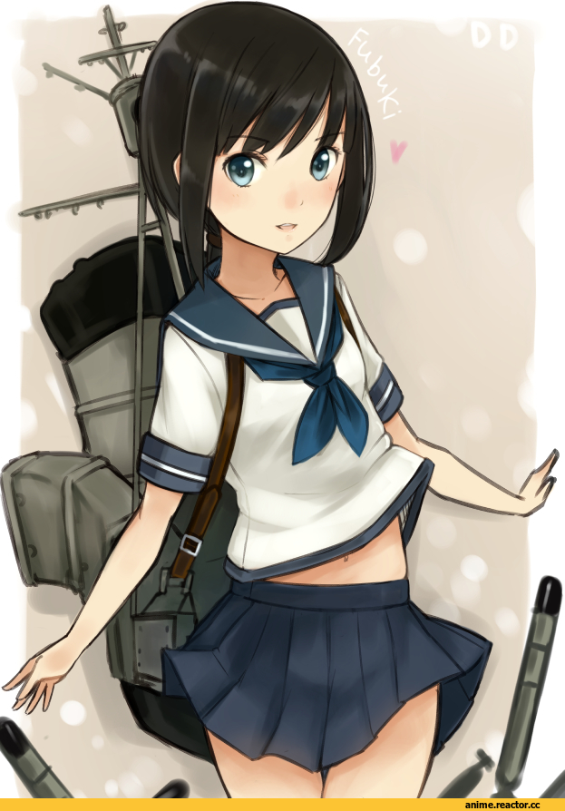 umasanji, Anime Art, Fubuki (Kantai Collection), Kantai Collection, Anime