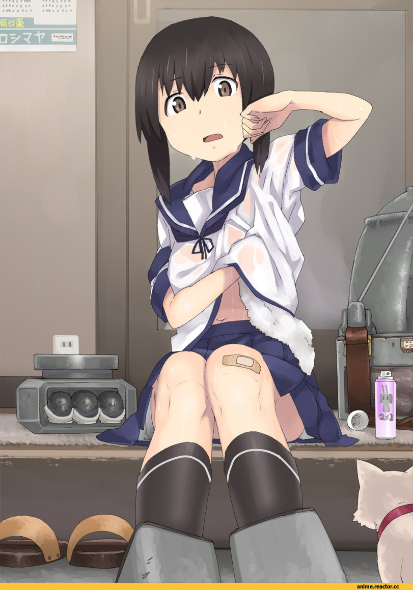 Fubuki (Kantai Collection), Kantai Collection, jack hamster, Anime Art, Anime