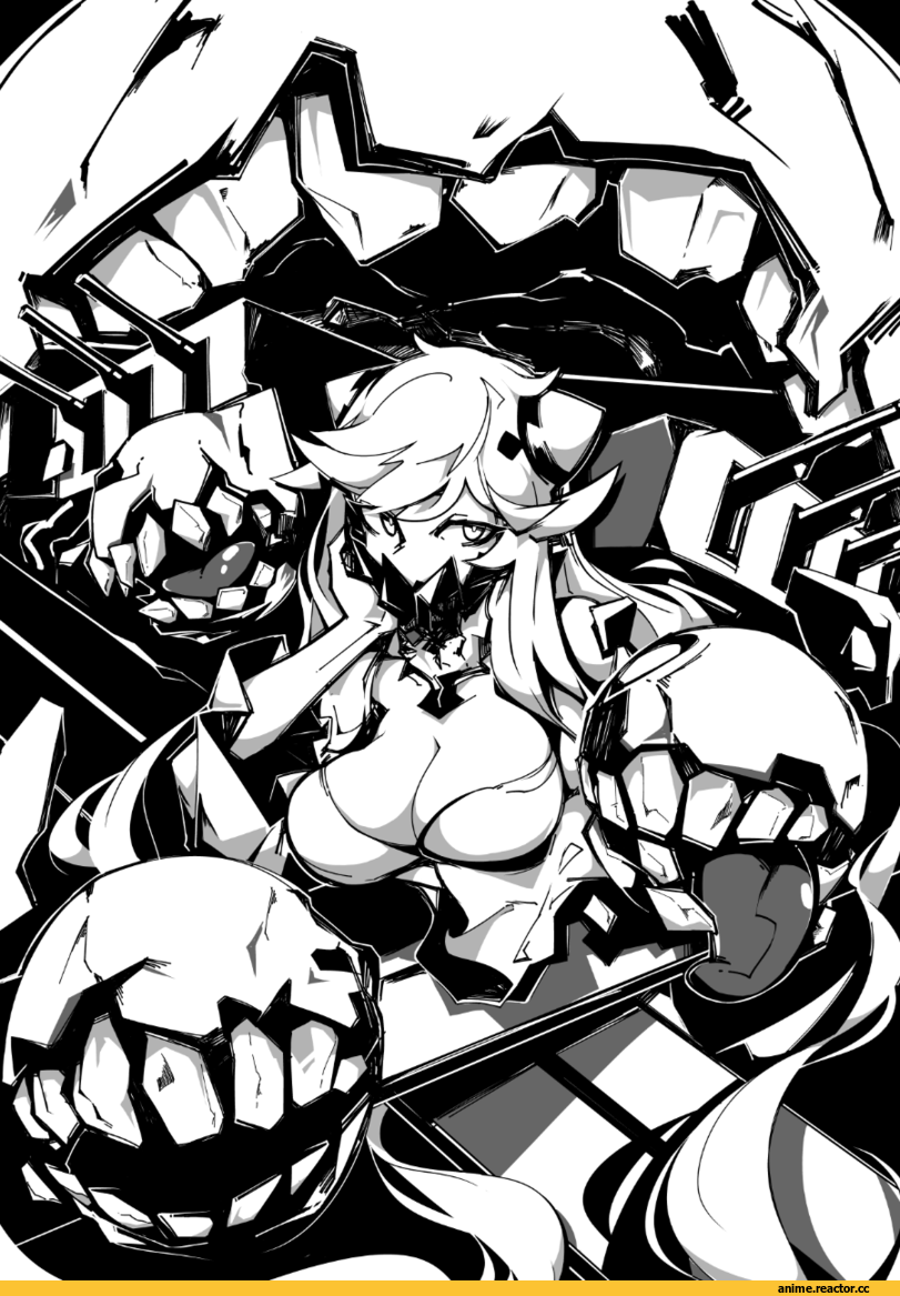 deel (rkeg), Submarine Hime, Kantai Collection, Destroyer Water Oni, Monochrome (Anime), Anime Art, Midway Hime, Anime