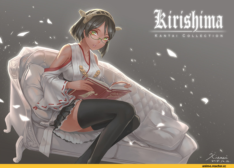 Kirishima (Kantai Collection), Kantai Collection, scotishfold, Anime