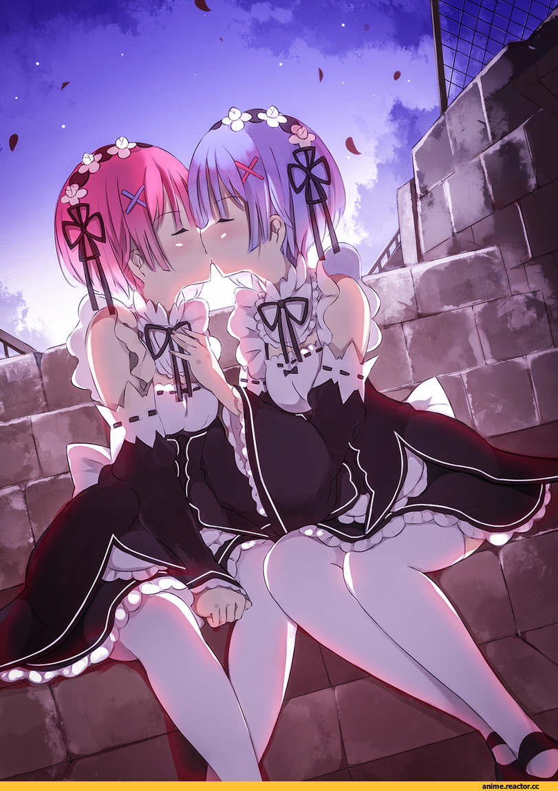 senya fuurin, Rem (re zero), Re Zero Kara Hajimeru Isekai Seikatsu, Ram (Re Zero), Shoujo Ai, Anime