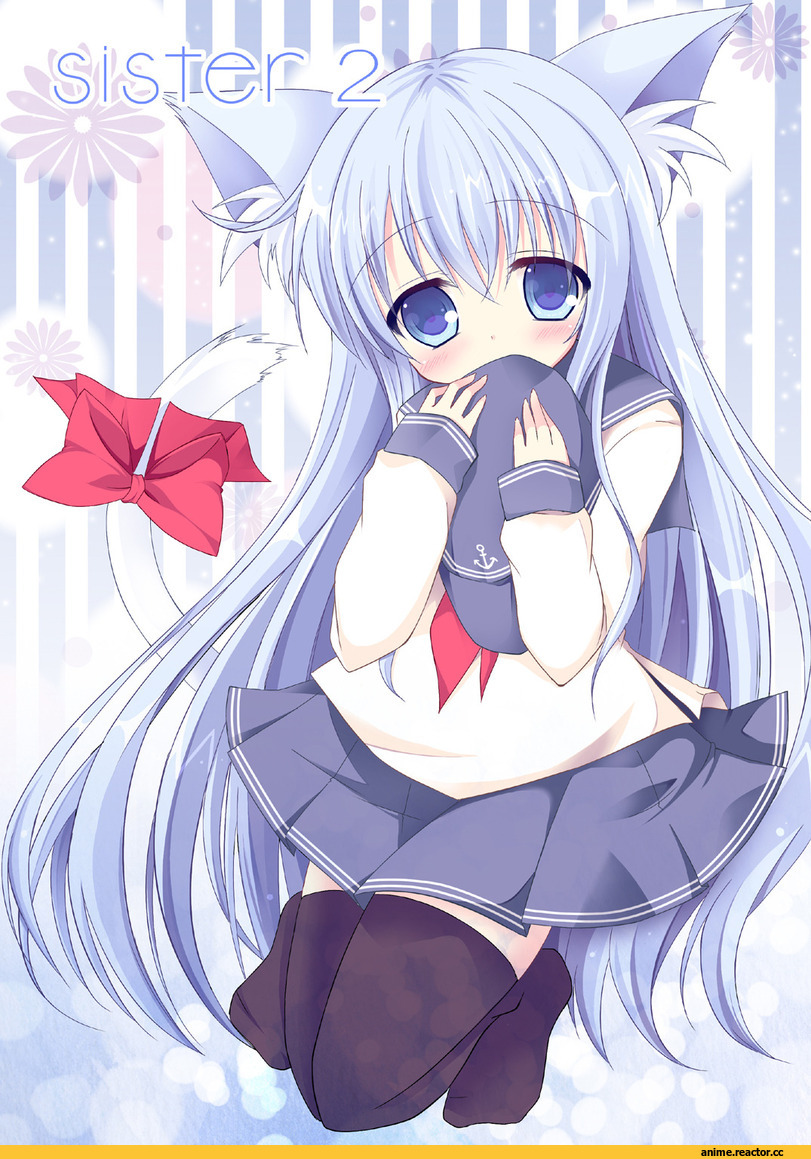 rokugou karasu, nekomimi, Animal Ears, hibiki, Kantai Collection, Anime