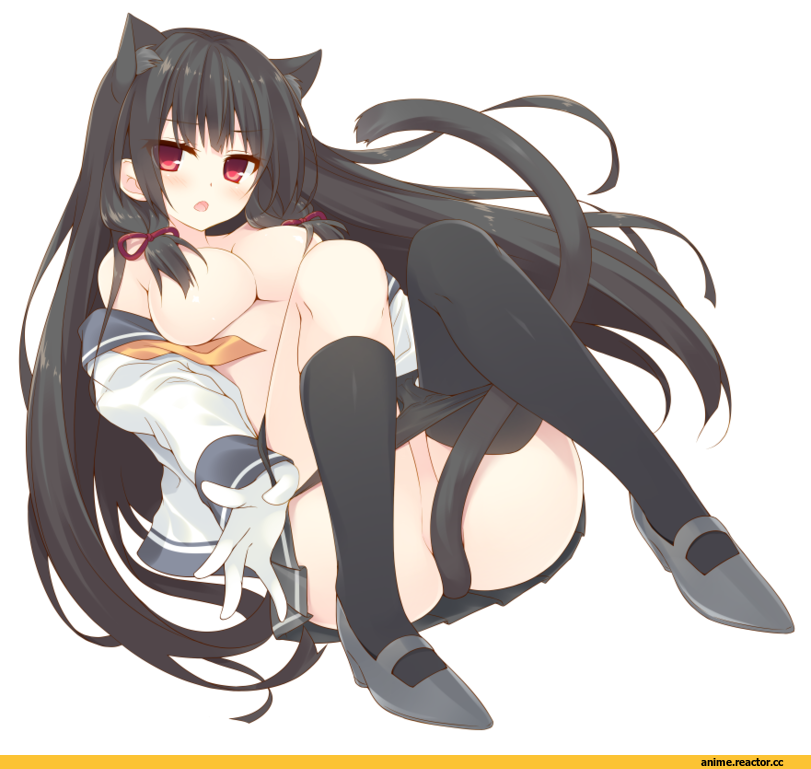 Isokaze (Kantai Collection), Kantai Collection, miko 92, neko, Animal Ears, Anime Adult pantsu, Anime Ero, Anime
