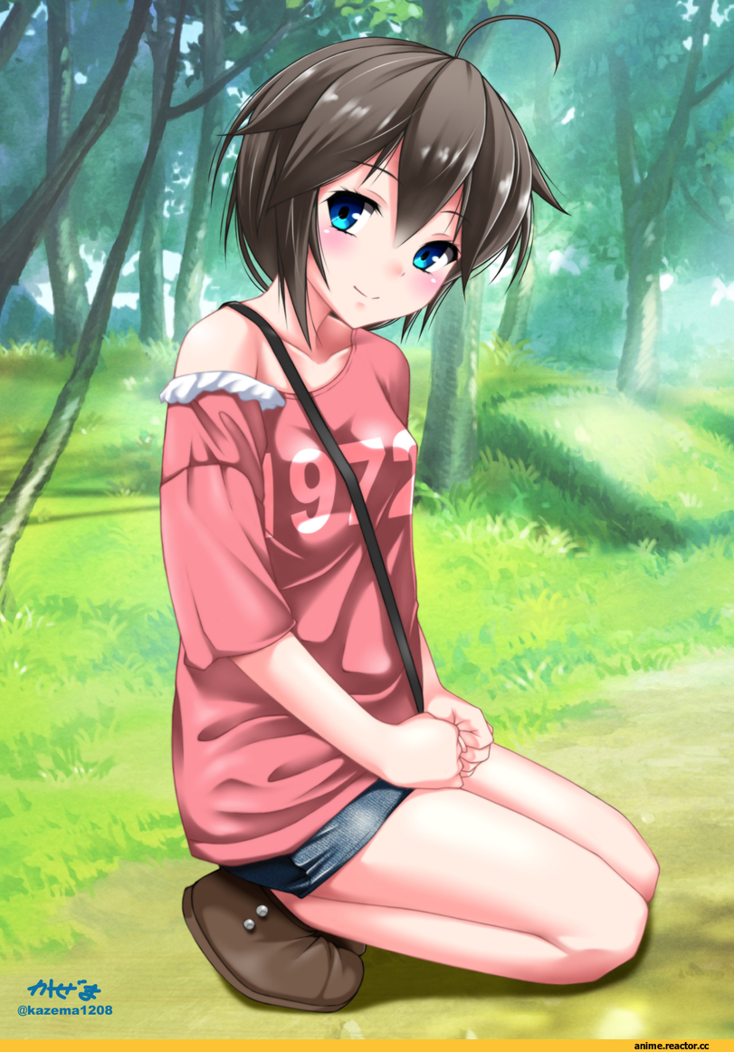 kaze makase, Shigure (Kantai Collection), Kantai Collection, Anime