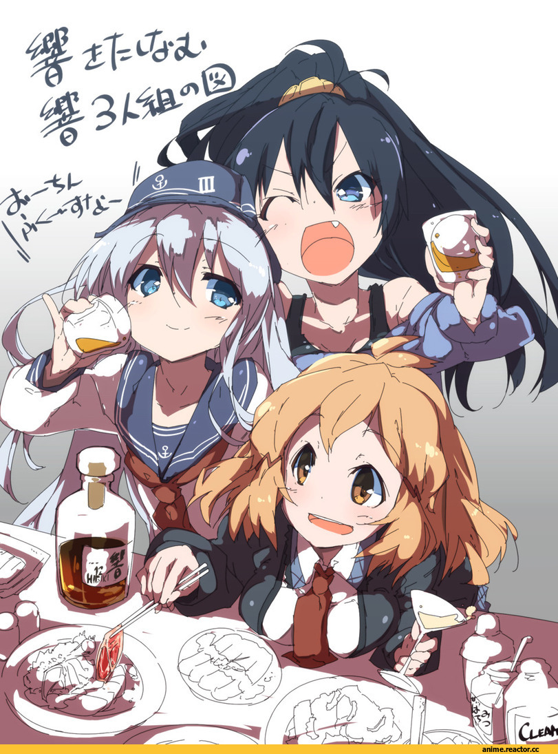 Kantai Collection, Hibiki (Kantai Collection), Idolmaster, Ganaha Hibiki, Anime