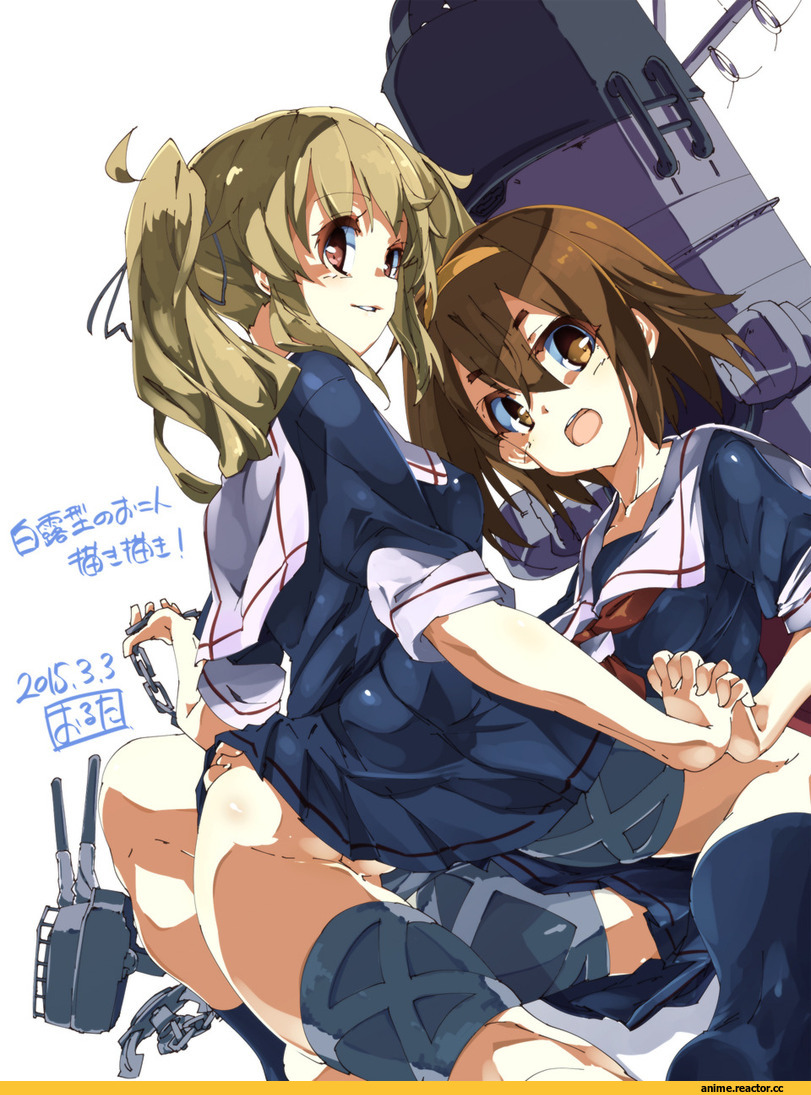 Kantai Collection, Shiratsuyu (Kantai Collection), Murasame (Kantai Collection), Anime