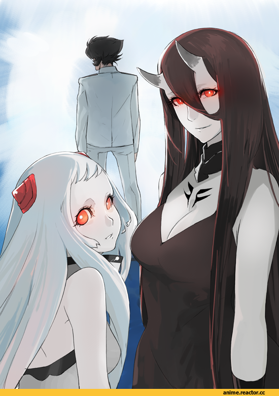 Admiral (Kantai Collection), Kantai Collection, Battleship-symbiotic Hime, Airfield Hime, Shinkaisei-kan, Anime Art, masato (mirai koubou), Anime