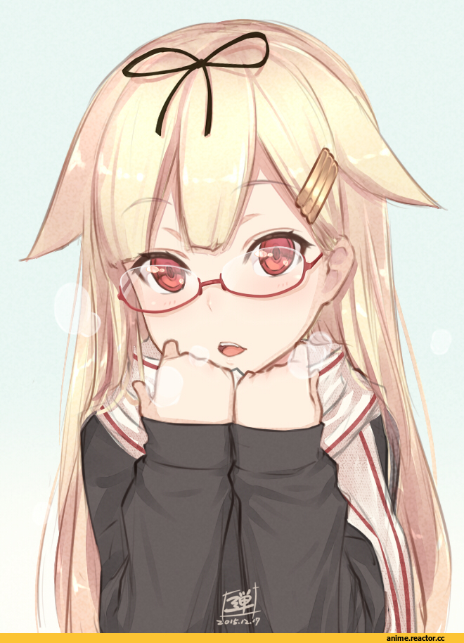 Yuudachi, Kantai Collection, Megane, Anime
