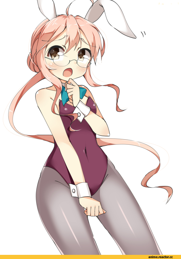 Makigumo, Kantai Collection, Anime Art, kankitsunabe (citrus), Usagimimi, Animal Ears, Anime