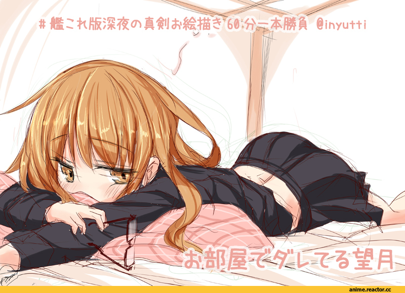 inyucchi, Anime Art, Mochizuki (Kantai Collection), Kantai Collection, Anime