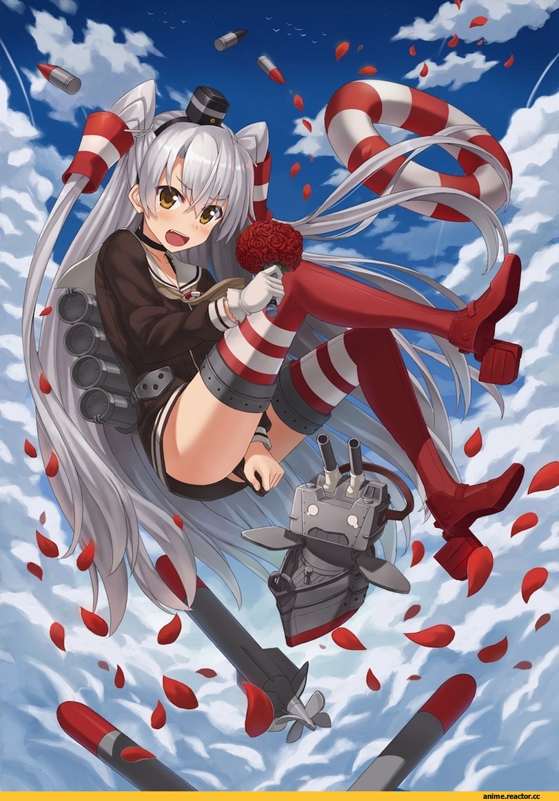 rensouhou-kun, Kantai Collection, Amatsukaze (Kantai Collection), Anime Art, npcpepper, Anime