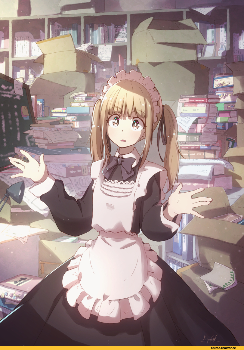Anime Art, kagawa yuusaku, Maid, Anime