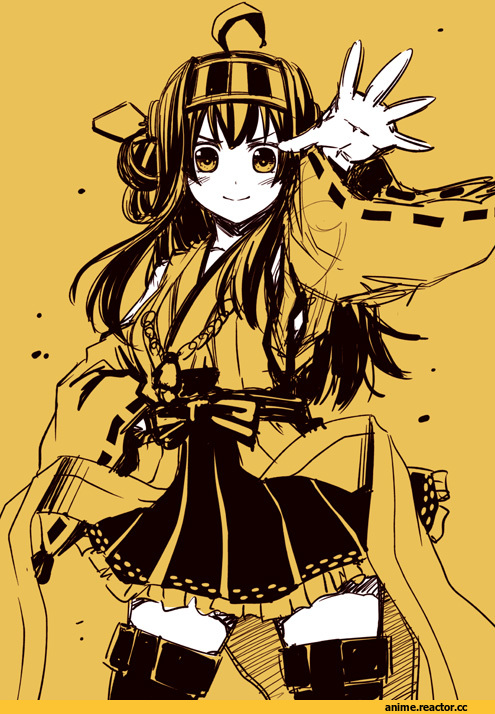 kouji (campus life), Anime Art, Kongou (Kantai Collection), Kantai Collection, Anime