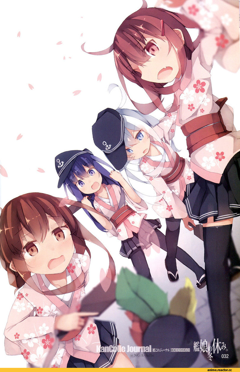 Kantai Collection, akatsuki (kantai collection), Hibiki (Kantai Collection), ikazuchi (kantai collection), Inazuma (Kantai Collection), Аниме арт, and dokari, Anime