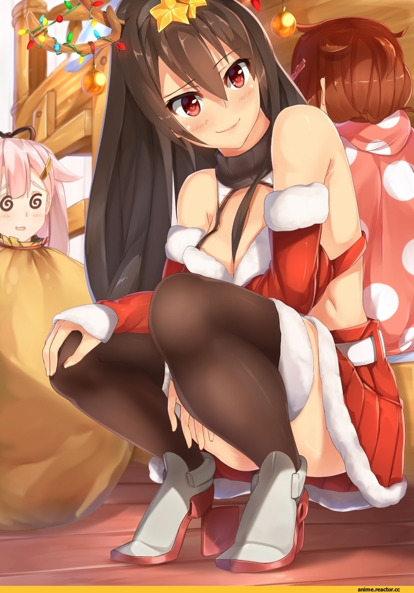 Nagato (Kantai Collection), Kantai Collection, Ikazuchi, Yuudachi, Anime Christmas, ryouya, Anime