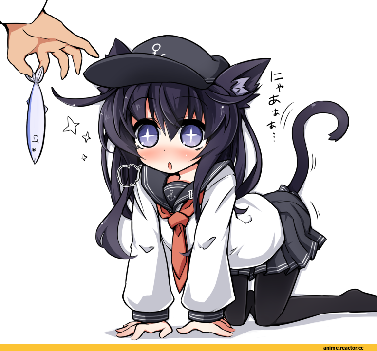 Akatsuki, Kantai Collection, nekomimi, Animal Ears, sasamashin, Anime Art, Anime