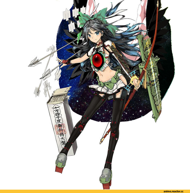 Touhou Project, Reiuji Utsuho, Kantai Collection, Katsuragi (Kantai Collection), Anime