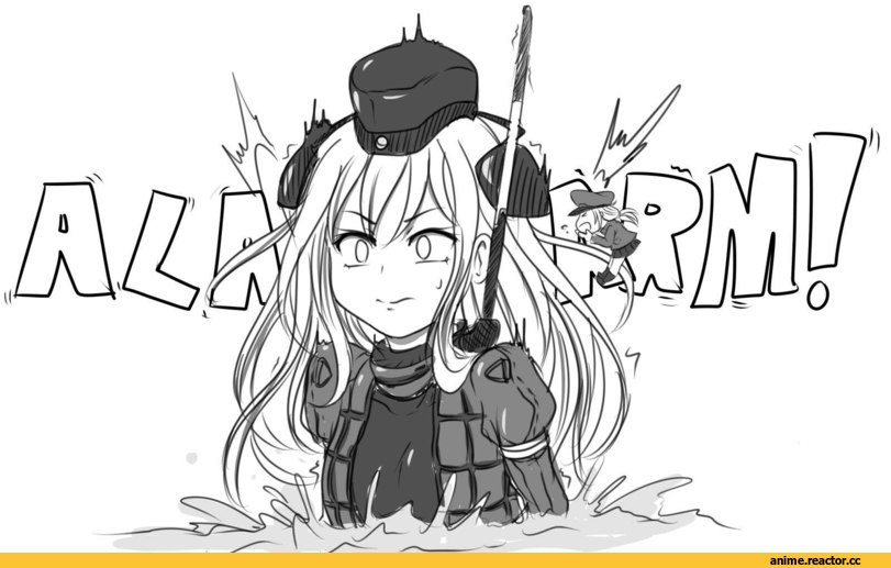 U-511 (Kantai Collection), Kantai Collection, Das Boot, Fairy (Kantai Collection), crossover, Anime