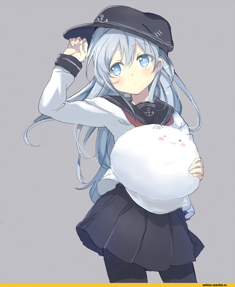 Hibiki (Kantai Collection), Kantai Collection, tippy (gochuumon wa usagi desuka?), Аниме арт, ume (plumblossom), Anime
