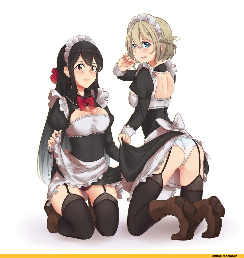 Anime Art, saruno (eyesonly712), Maid, oshiri, Anime Ero, Adult pantsu, Anime