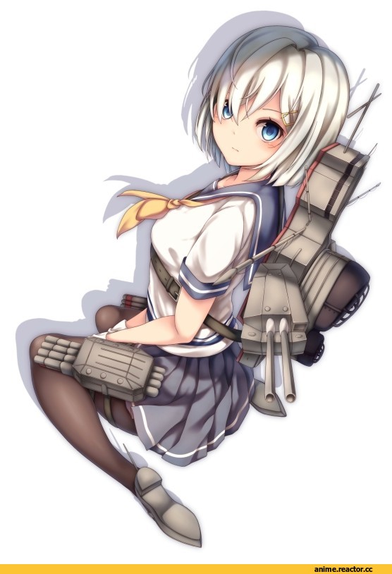 Hamakaze (Kantai Collection), Kantai Collection, Аниме арт, yoshikanakamura, Anime