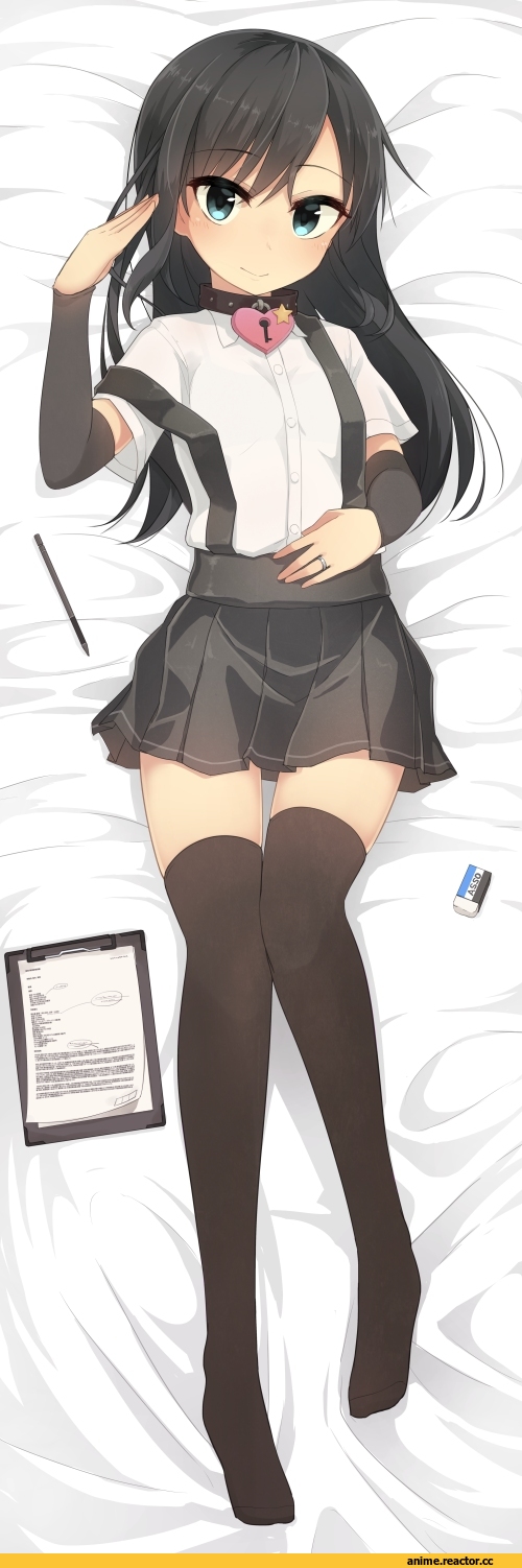 asashio (kantai collection), Kantai Collection, Аниме арт, yopan danshaku, Anime