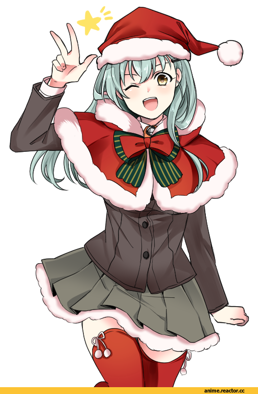 nagomi (mokatitk), Suzuya (Kantai Collection), Kantai Collection, Anime Christmas, Anime