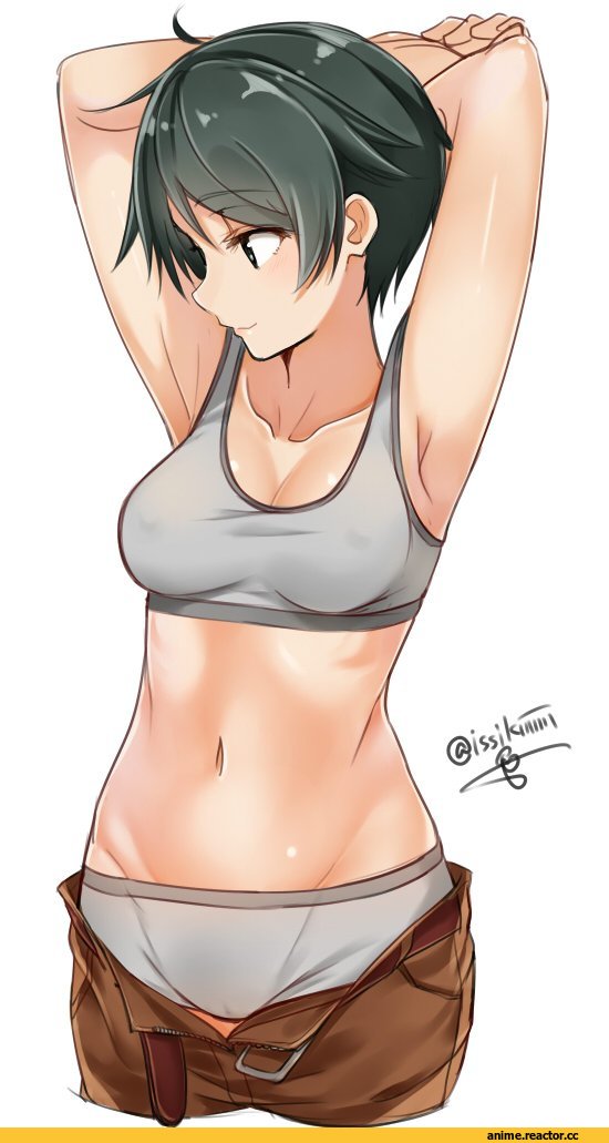 Isshiki (Ffmania7), Anime Art, Mogami (Kantai Collection), Kantai Collection, Anime Adult pantsu, Anime Ero, Anime