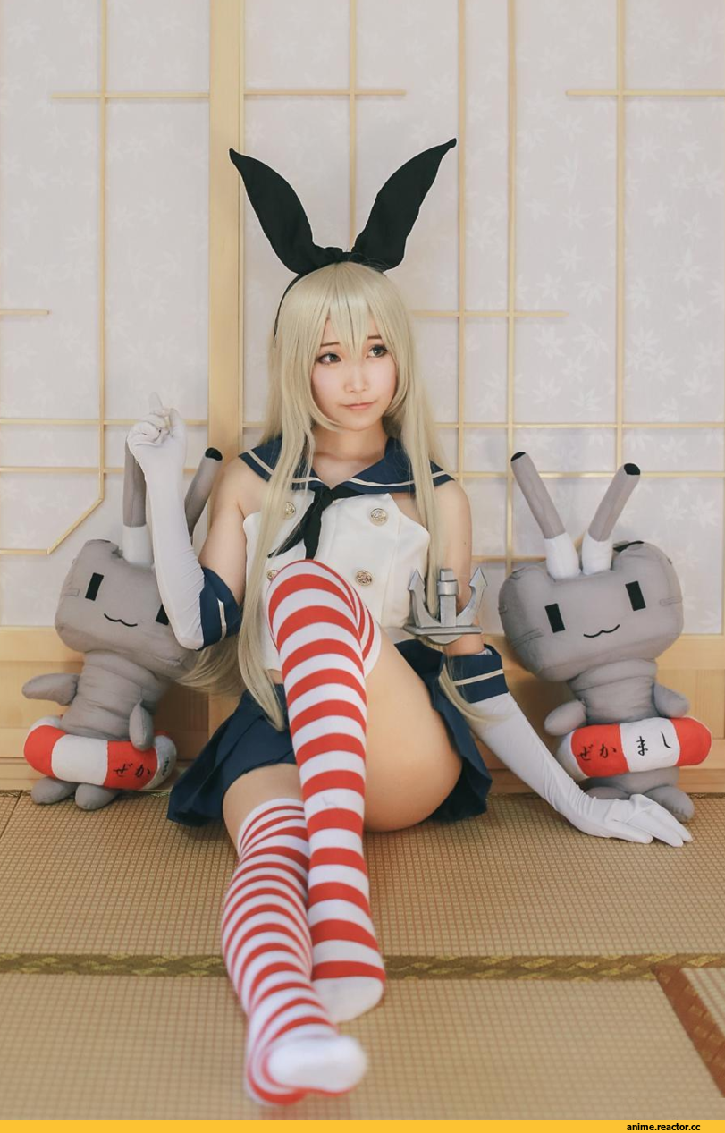 Shimakaze, Kantai Collection, Zettai Ryouiki, разное, Anime Cosplay, Anime