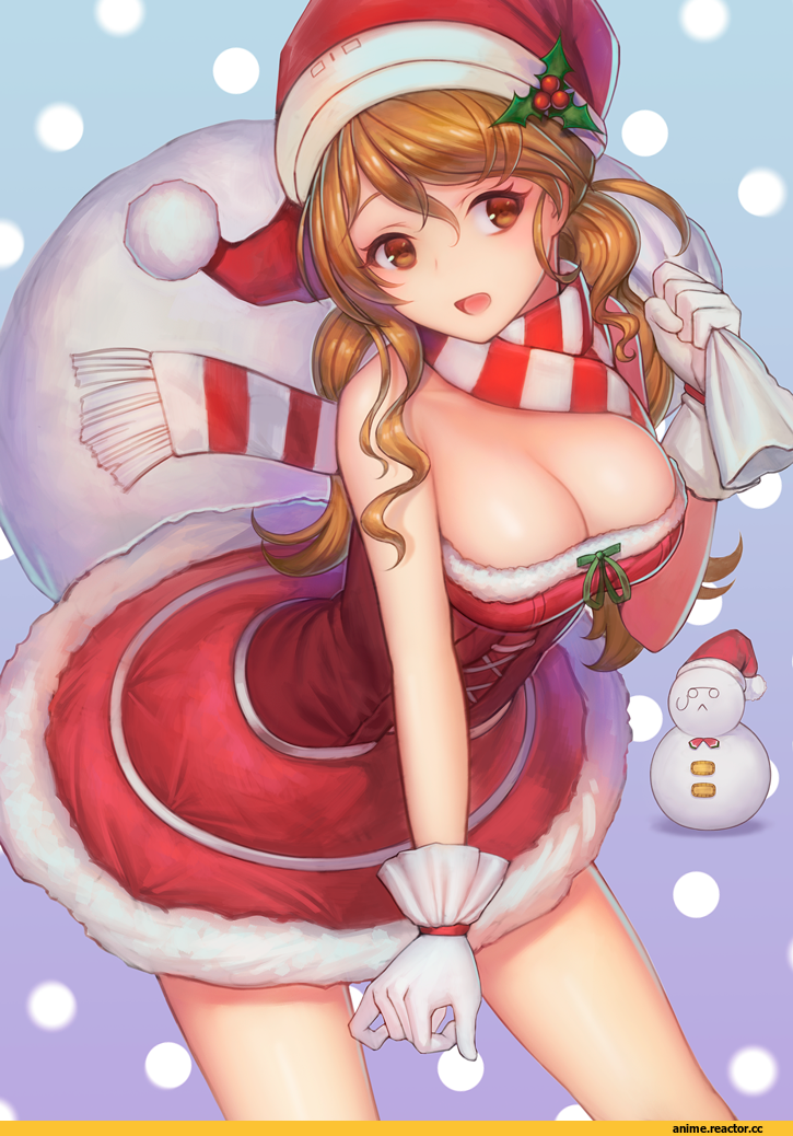 urokoda, Littorio (Kantai Collection), Kantai Collection, Anime Christmas, Merry Christmas, Anime