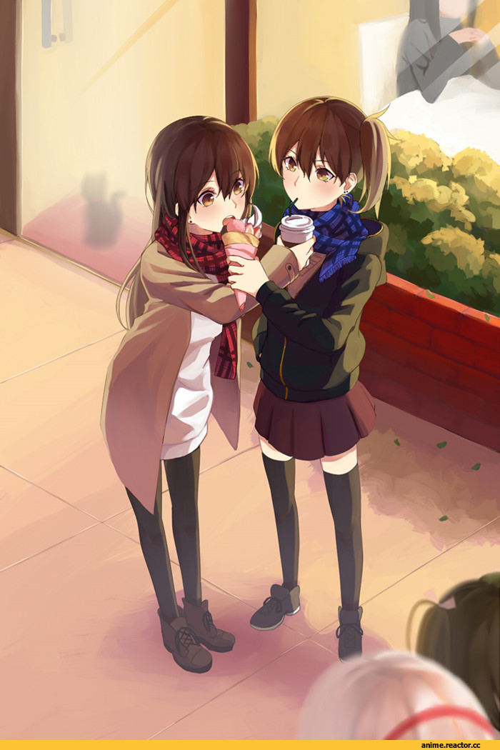 Akagi (Kantai Collection), Kantai Collection, Kaga (Kantai Collection), nyasa, Anime